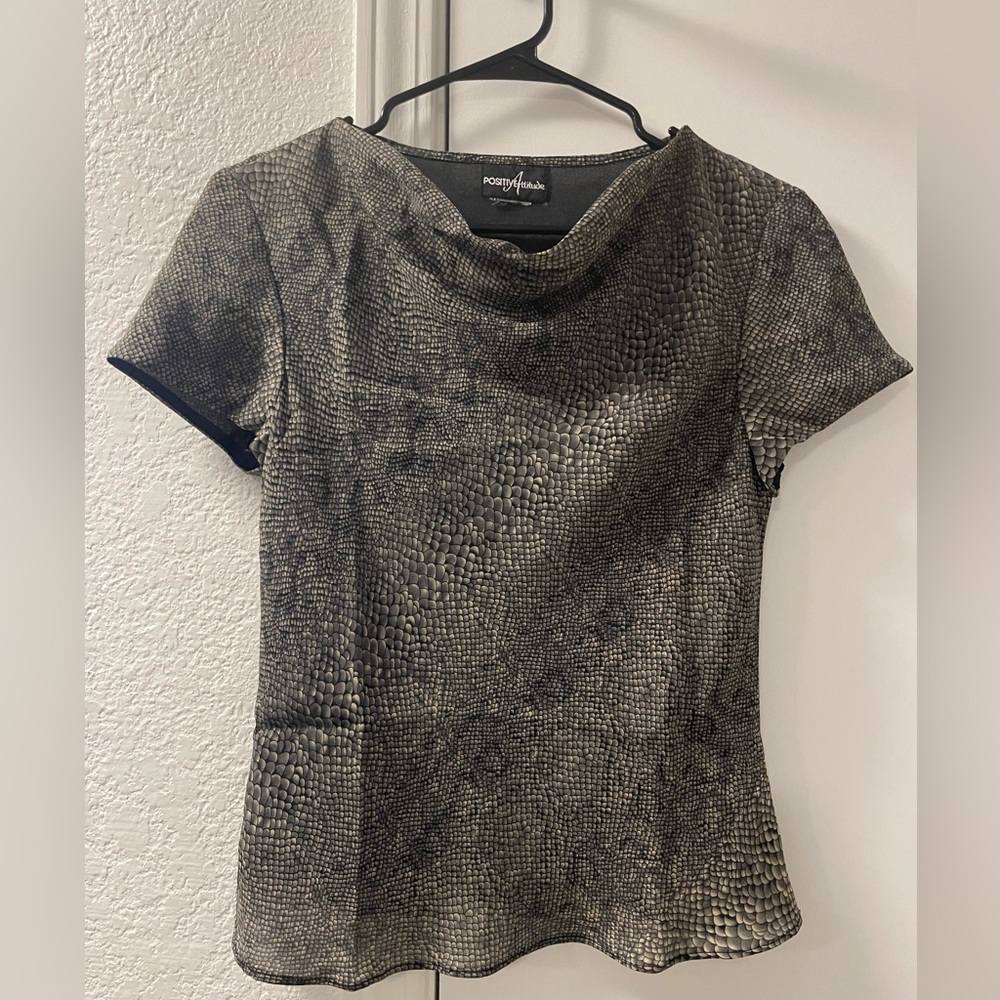 Positive Attitude EUC blouse
